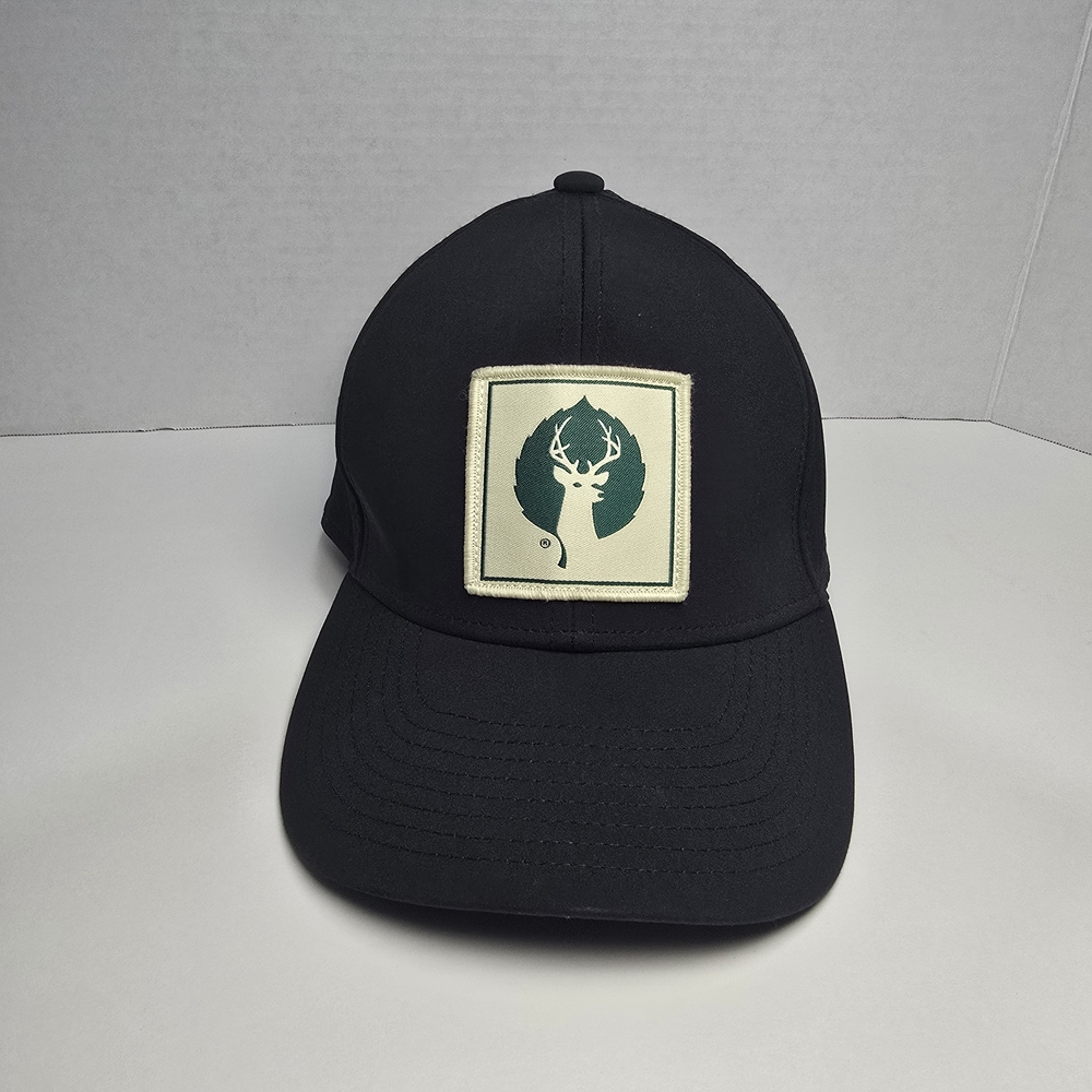 ROVE Deer Vallet Black Baseball Cap with Deer Patch